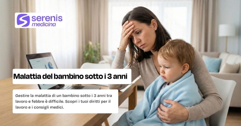 Malattia del bambino sotto i 3 anni permessi INPS