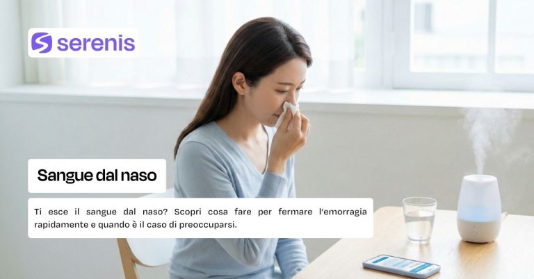 Sangue dal naso, cosa fare