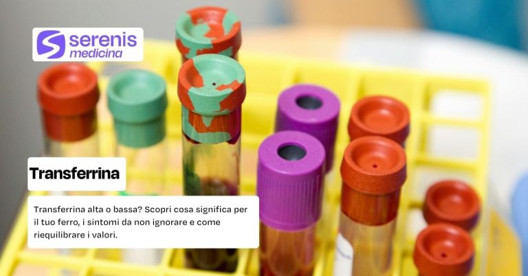 Valori esami del sangue Transferrina