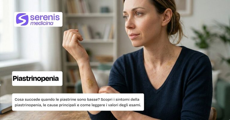 Piastrinopenia cos'è