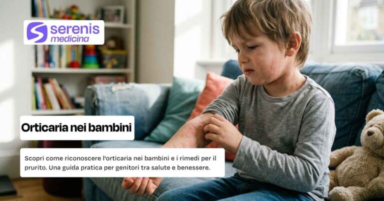 Cosa fare per l'orticaria nei bambini