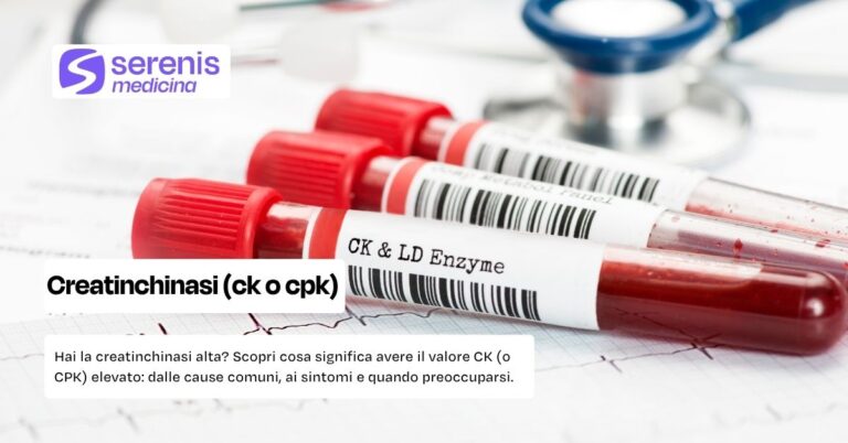 Creatinchinasi alta o bassa cosa fare