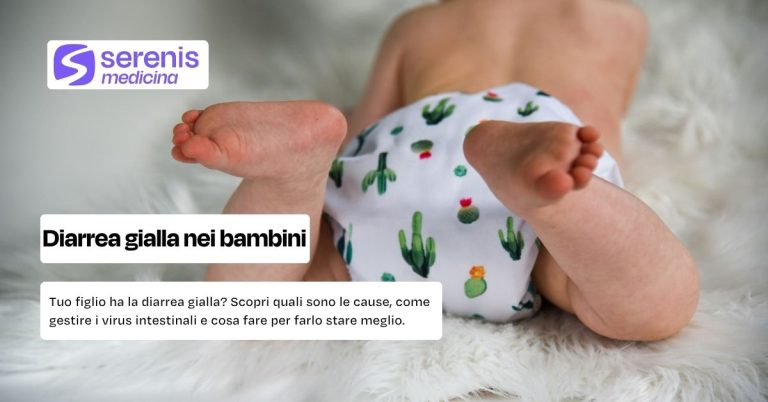 Diarrea gialla nei bambini