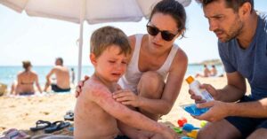 Orticaria solare nei bambini