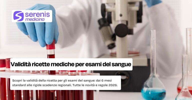 Validità ricette mediche per esami del sangue