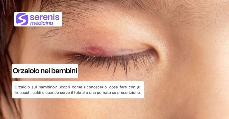 Cause dell'orzaiolo nei bambini