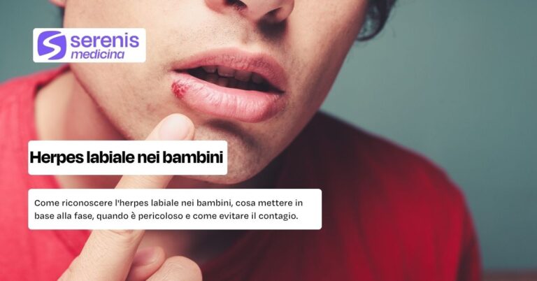 Cosa mettere per l'herpes nei bambini