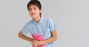 Dolore nel bambino per appendicite