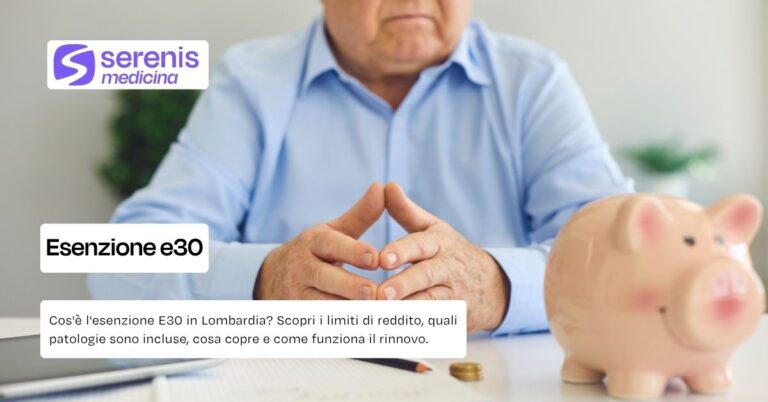 Esenzione E30 cosa comprende