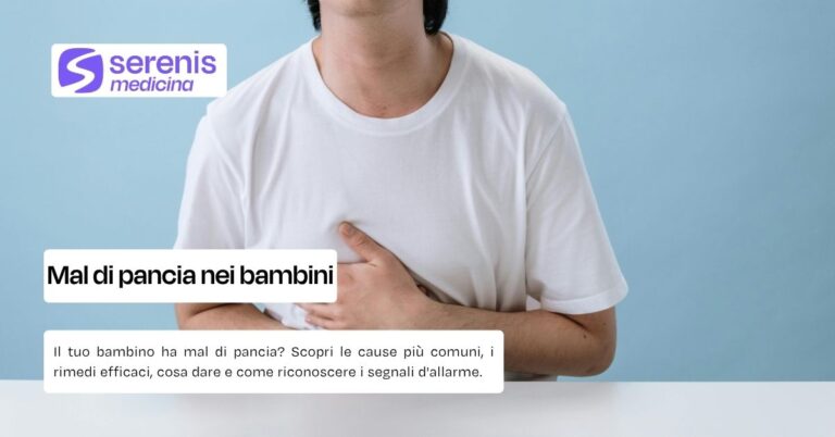 Mal di pancia nei bambini cosa dare