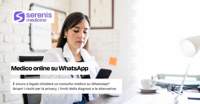 Medico che usa Whatsapp per rispondere