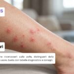 Pomfi da acari sulle gambe