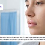 angioedema gonfiore viso labbra