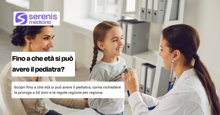 Fino a che età si può avere il pediatra