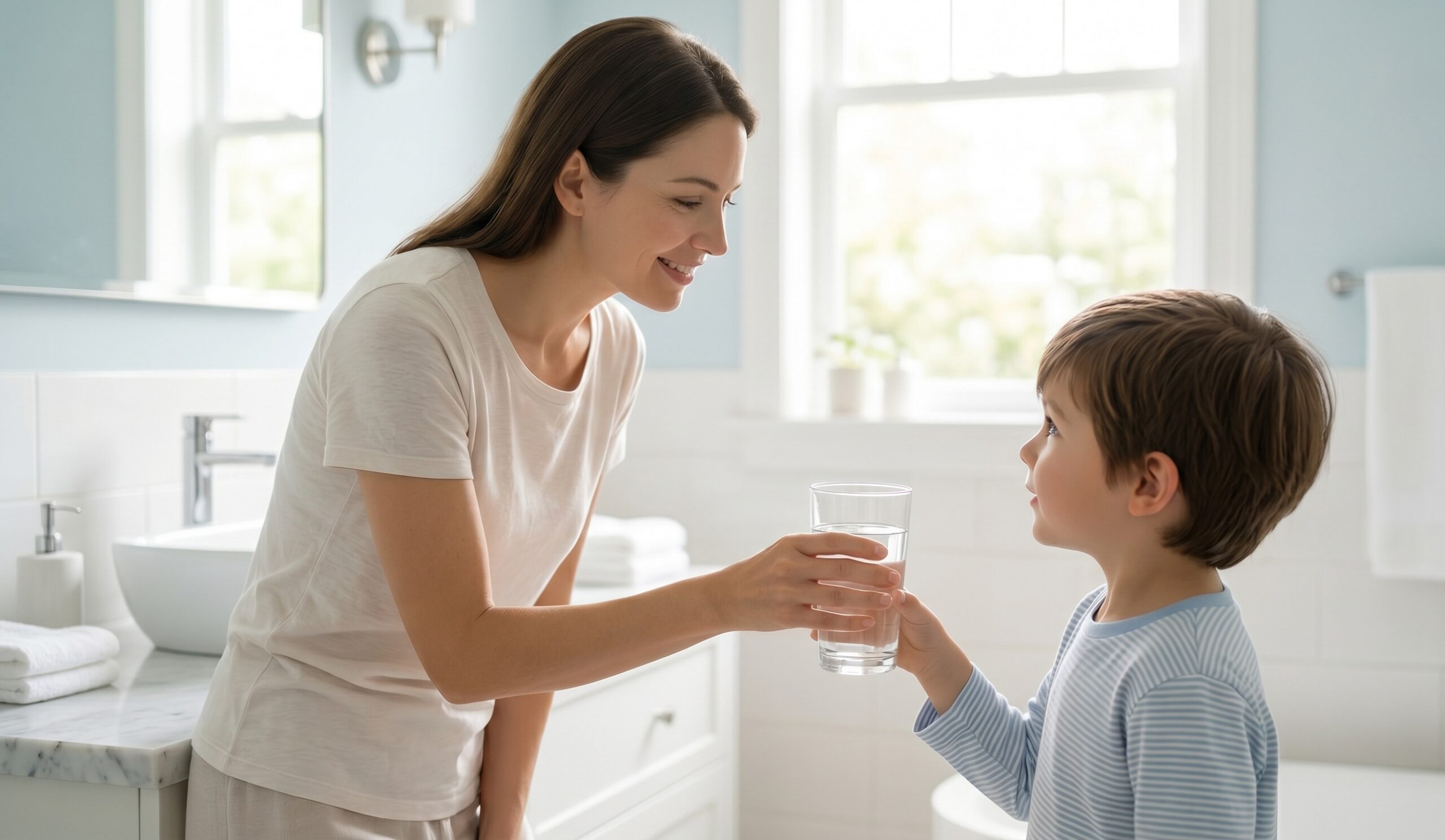 idratazione cura lingua bianca bambino