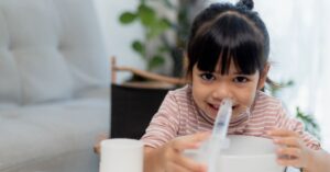 sinusite nel bambino, lavaggio nasale