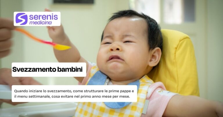 svezzamento bambini 1 anno