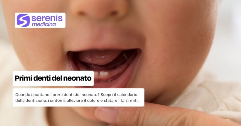 Denti del neonato: quando spuntano e cosa fare
