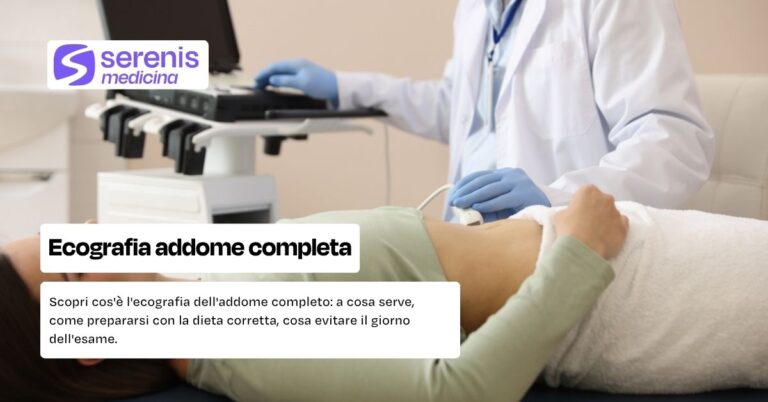 Ecografia completa all'addome