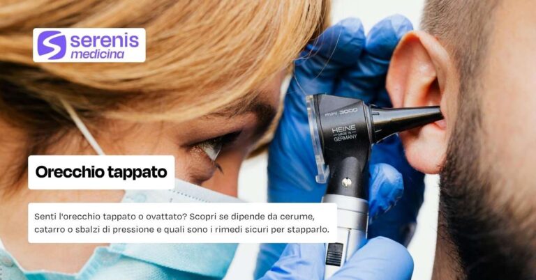 Orecchio tappato cosa fare