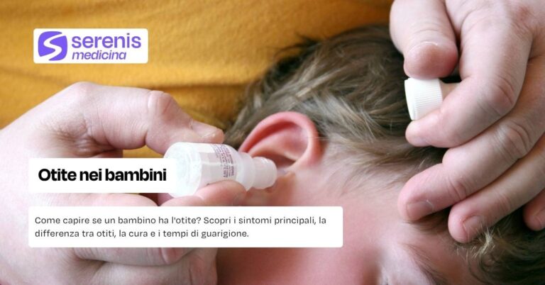 Otite nei bambini: cause, sintomi e cura