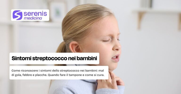 Sintomi streptococco bambini