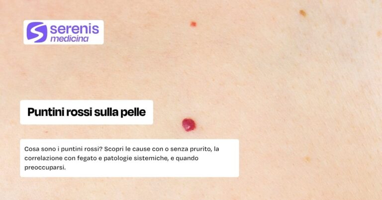 Puntini rossi sulla pelle
