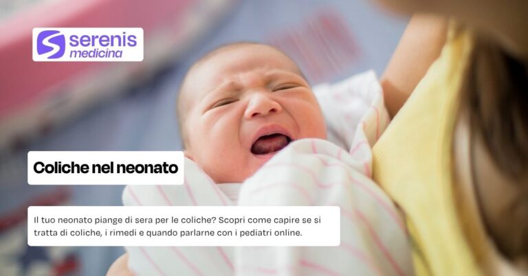 Cosa fare per le coliche nel neonato