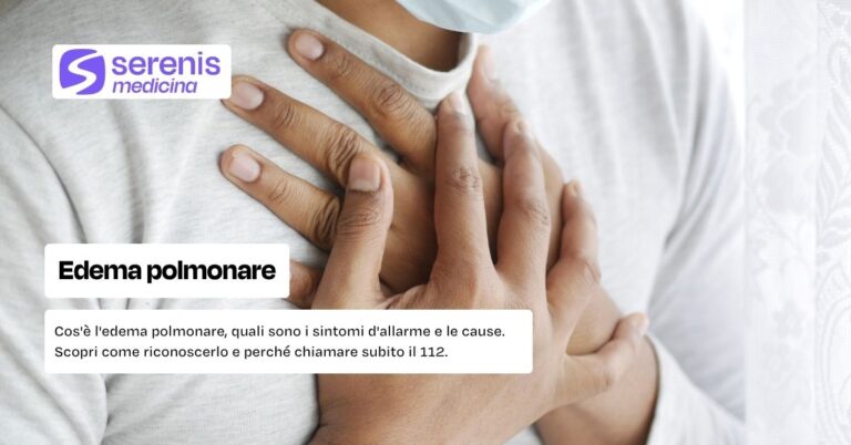 Edema polmonare: sintomi e perchè chiamare subito il 112