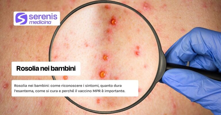 Rosolia nei bambini: come riconoscerla e curarla