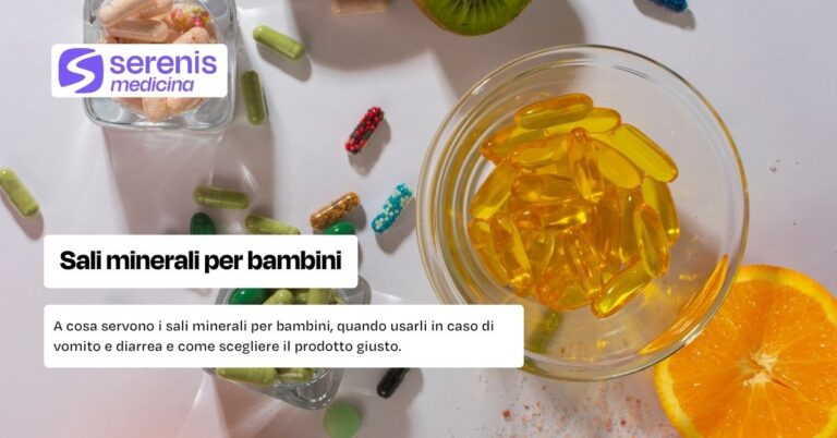 Sali minerali per bambini: quando servono e quali