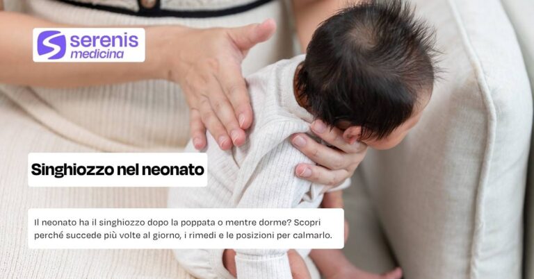 Come far passare il singhiozzo nel neonato