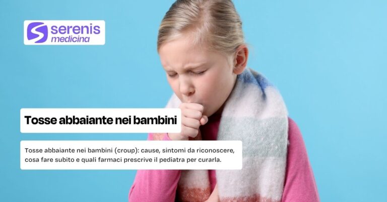 Tosse abbaiante nei bambini: cause, sintomi e cosa fare