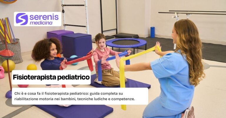 Chi è e cosa fa il fisioterapista pediatrico: guida completa su riabilitazione motoria nei bambini, tecniche ludiche e competenze.