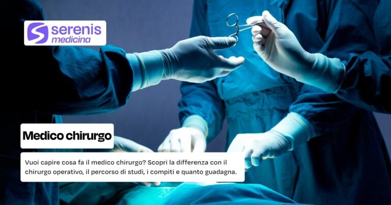 Vuoi capire cosa fa il medico chirurgo? Scopri la differenza con il chirurgo operativo, il percorso di studi, i compiti e quanto guadagna.