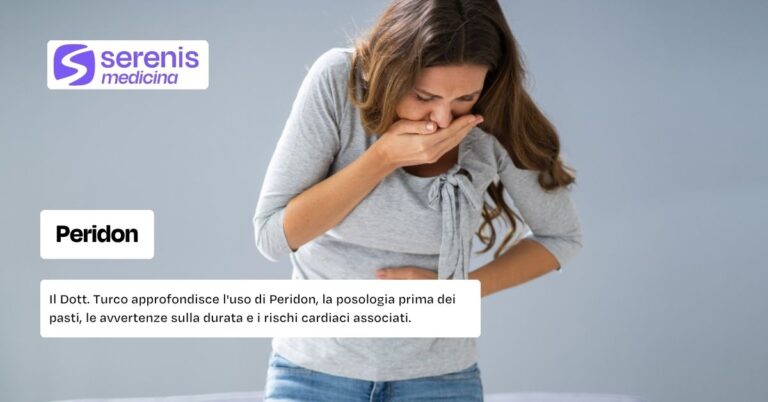 Peridon: a cosa serve, posologia e effetti collaterali