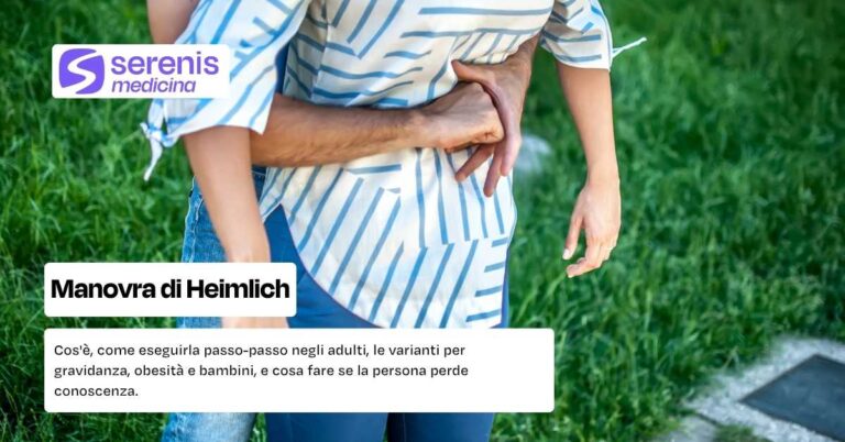 Che cos'è la manovra di heimlich